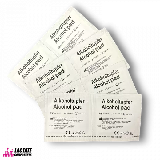 Alkoholtupfer 6 x 3 cm - 100 Stück