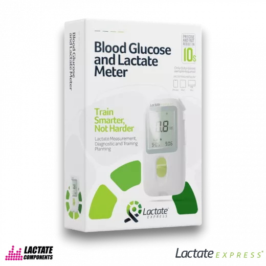 Lactate Express Messgerät Box Vorderseite