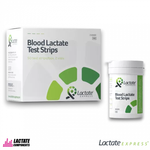 Lactate Express Teststreifen - 50 Stück