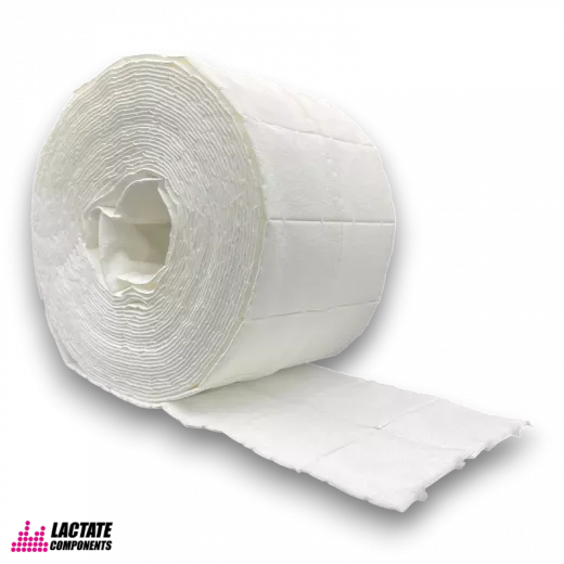 Zellstofftupfer 4×5 cm – Saugstarke Tupferrolle für Deine Laktatmessung (500 Stück)