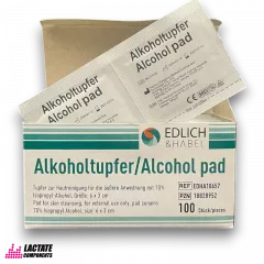 Alkoholtupfer 6 x 3 cm - 100 Stück