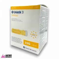 Unistik 3 Normal Sicherheitslanzette 23G - 100 Stück - perfekt für die Laktatmessung